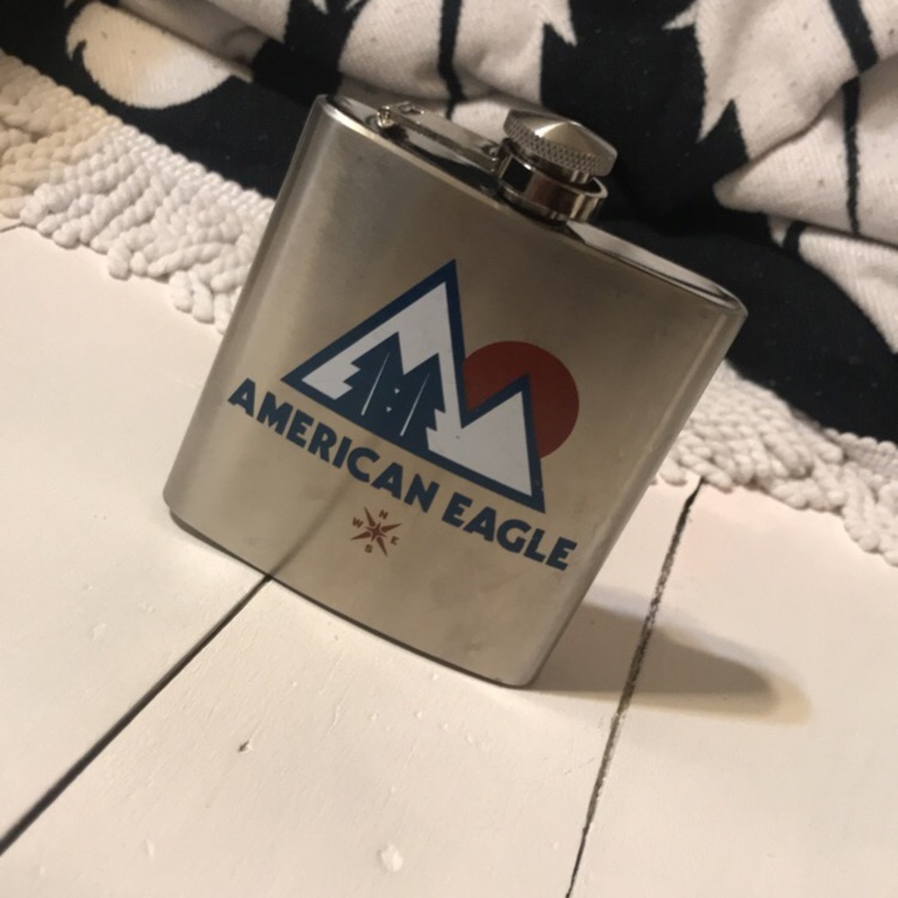 Stainless Steel 6oz American Eagle Flask